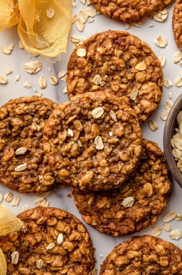 Brown Butter Espresso Oat Cookies