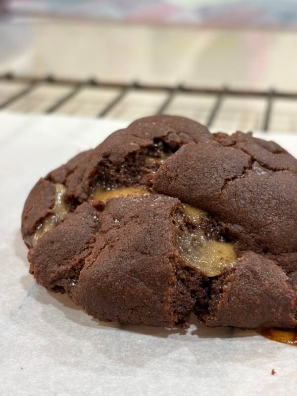 Dark Chocolate and Salted Toffee Cookie
