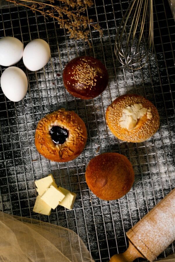 Spring Onion, Chilli Oil & Sesame Roll